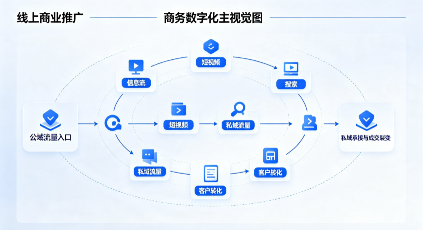 扶风县线上商业推广怎么做？全域流量闭环搭建与低成本转化实战指南